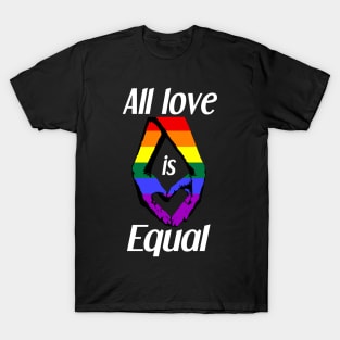 All Love is Equal Holding Hands Gay T-Shirt